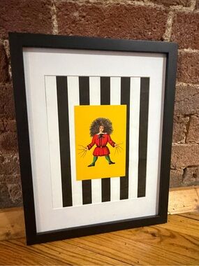 Framed Eclectic German Gothic Art Print Struwwelpeter bookish horror